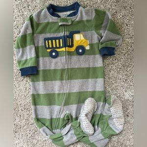18 month Carters footed Pjs